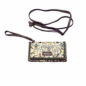 Sakroots Convertible Abstract Print Purse/Wristlet
